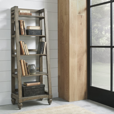 Aisja Ladder Bookcase w/ 5 Shelves by Lark Manor