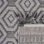Tapis d'intérieur / extérieur gris / blanc / géométrique Collection-82735047