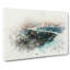 River Thames And London Skyline In Abstract - Wrapped Canvas-55339241