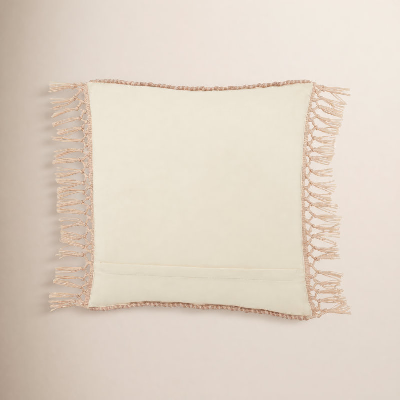 Coussin décoratif intérieur / extérieur Oakland, Taupe clair / beige, Pas de remplissage