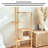 Multi-Functional And Practical Solid Wood Cat Tree