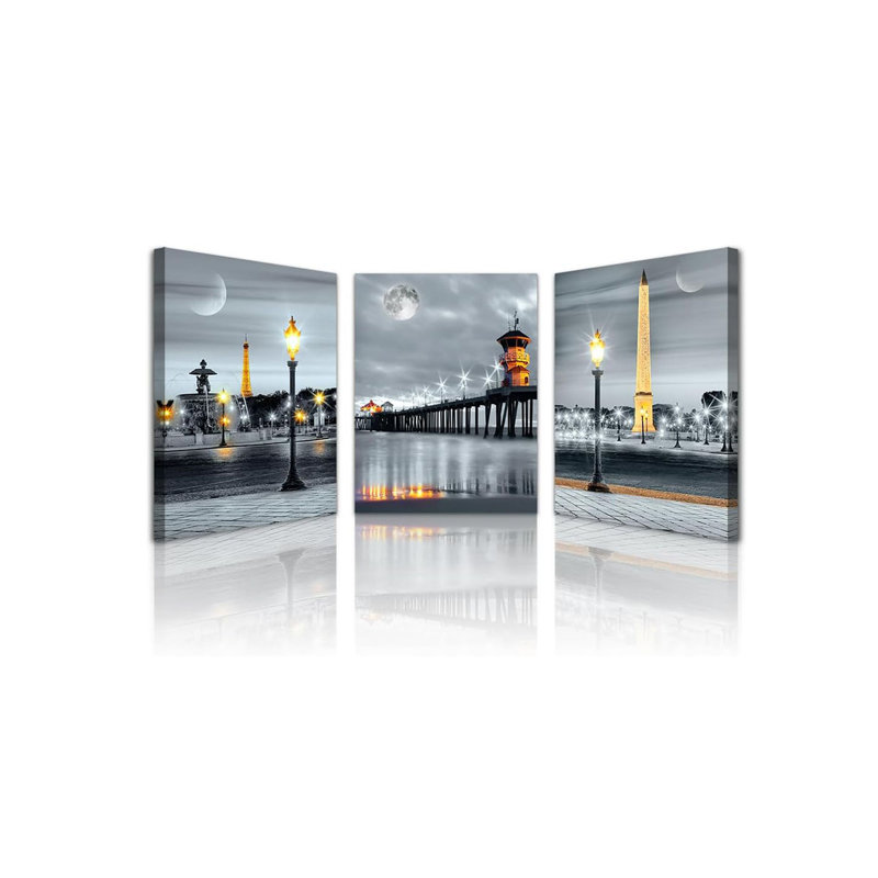 3 Piece Wrapped Canvas Print