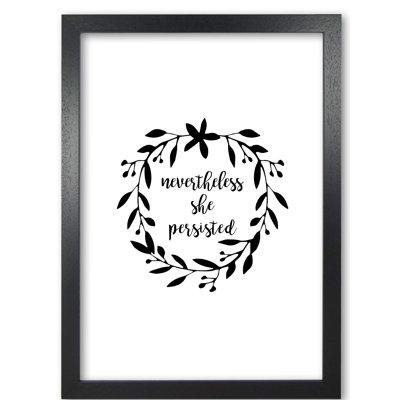 Nevertheless She Persisted Illustration - Print