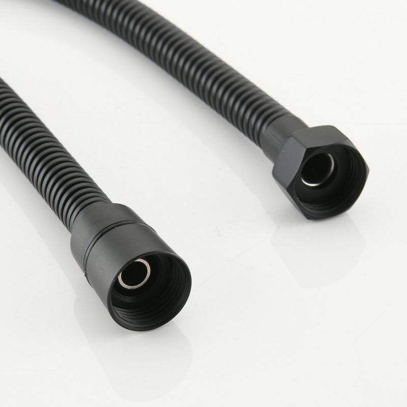 Drill-Free Dual Shower Head Spa System, Matte Black