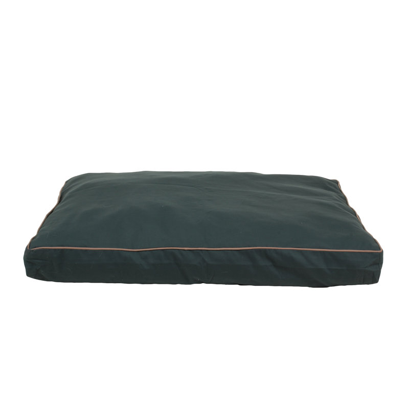 Coussin intérieur / extérieur pour chien, Grand (l 40 po x P 32 po x H 4 po), Vert