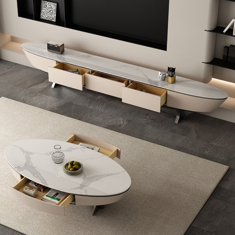 Meuble télé italien minimaliste et luxueux