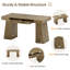 Ensemble table et chaises de salle à manger avec 2 tiroirs de rangement-2054995485-2054995484