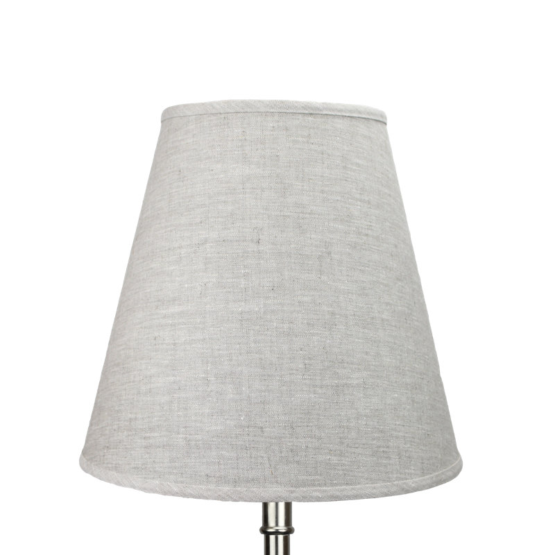 14.5" H x 16" W Empire Lamp Shade - (Spider Attachment) in Linen Oatmeal