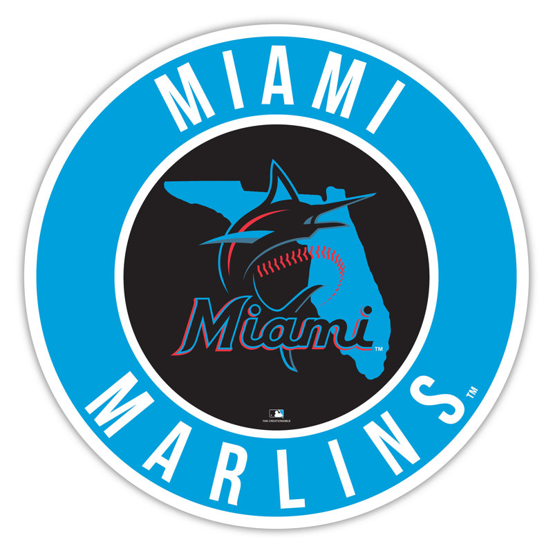 «Miami Marlins Bright Line» - cercle de 16 po avec l'État
