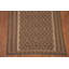 Tapis brun en laine réversible Kilim 5 x 7