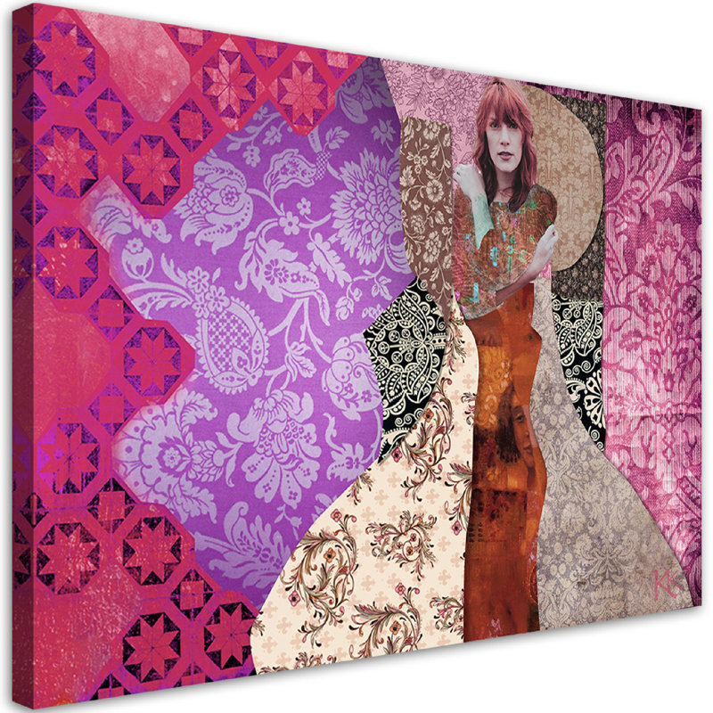 A Women by Gustav Klimt - Wrapped Canvas Print