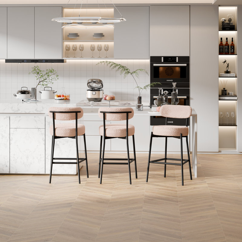 Tabouret de bar 28 po Emmorie, Beige