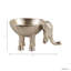 Bol décoratif moderne en métal en forme d'éléphant pour la décoration du salon - Vide-poches contemporain pour la décoration intérieure - 18 cm, doré