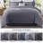 Light Blue Cotton Reversible 3 Piece Comforter Set-75099540