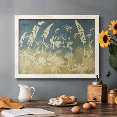 Solstice Lupin, peinture sur toile encadrée