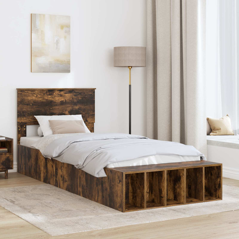 Bed, Single (3'), Smoked Oak