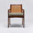 Delray 19'' H Upholstered Mahogany Armchair-90795051-91437545