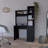 Carson Computer Desk With Hutch, Single Door Cabinet, Expansive Work Surface And 3-Tier Storage Shelves-1553542171-1553542172