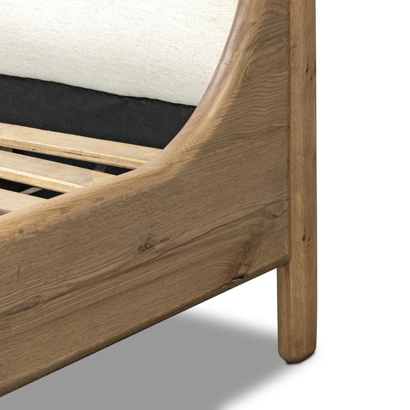 Savall Bed-Worn Oak-Queen, Queen