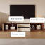Meuble télé moderne en bois manufacturé beige-1689452846