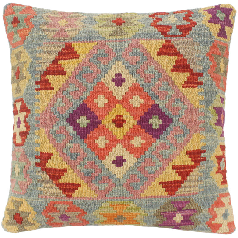 Coussin kilim tissé à la main Turkish Saairah