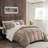 Full/Queen Comforter With Fill - To Taupe Hue Down Alternative & Taupe+