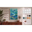 Flowing Tides Modern 1 Piece Wrapped Canvas Wall Art-208415189-208415187