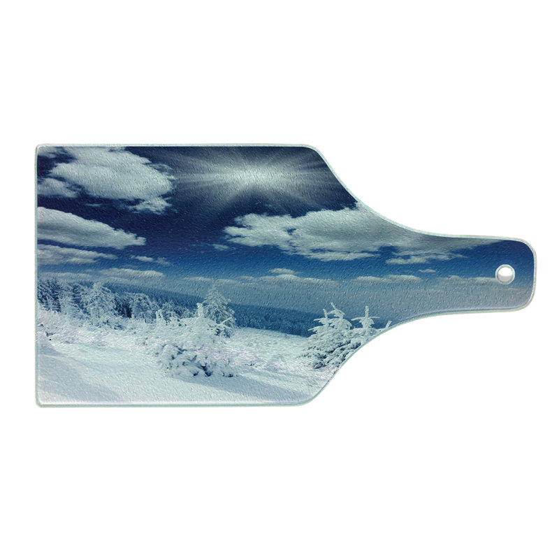 Planche à découper en verre trempé Ambesonne