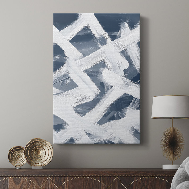 Toile tendue abstraite XXIX Gallery - prête à être accrochée, H 18 po x l 12 po