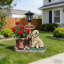 Labrador Dog Family Planter Garden Statue