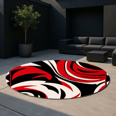 Phantom Blaze Indoor And Outdoor Area Rug