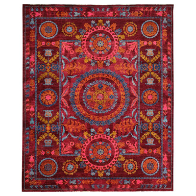 Suzani One-of-a-Kind 8'1" X 10'2" Area Rug
