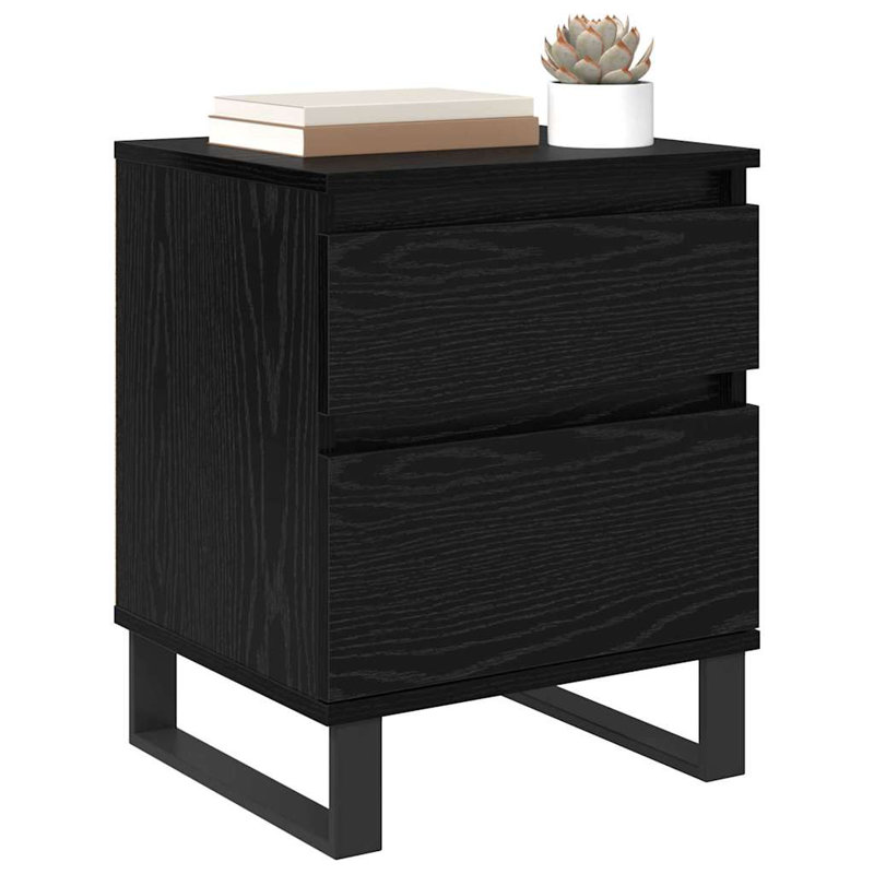 40cm W Manufactured Wood Bedside Table