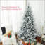 Arbre de Noël artificiel enneigé avec neige-767702233