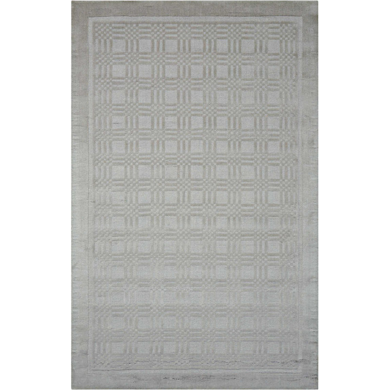 Tapis traditionnel Corrigan Studio® Tressa Collection - gris, Rectangle 8 pi x 10 pi 6 po