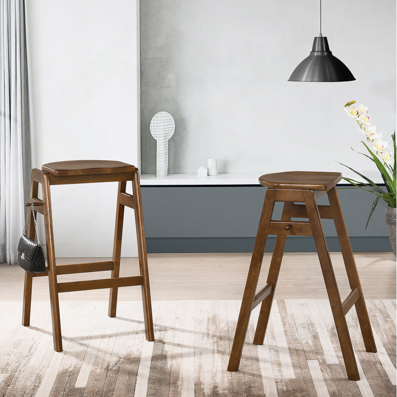 Tabourets de bar empilables Mid-Century Malvern