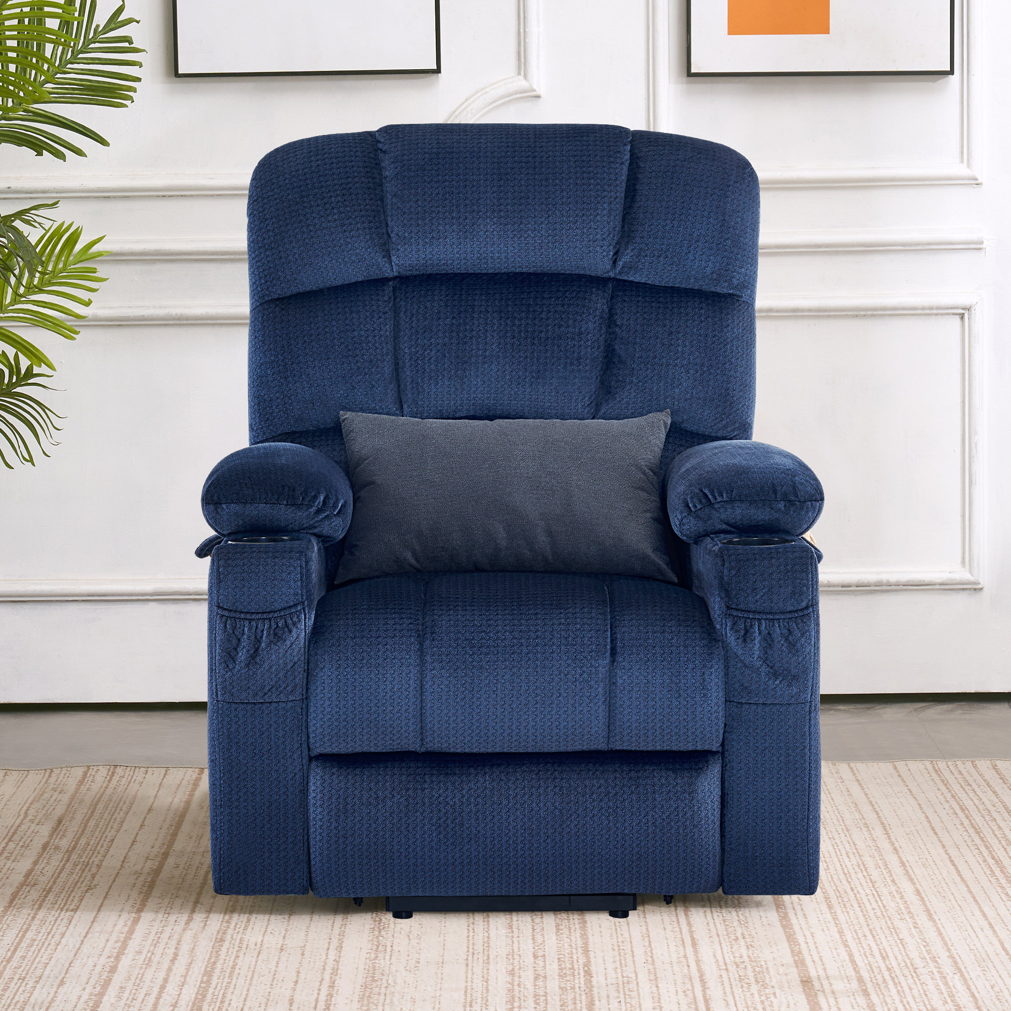 Winston Porter Falisha Upholstered Heated Massage Chair & Reviews