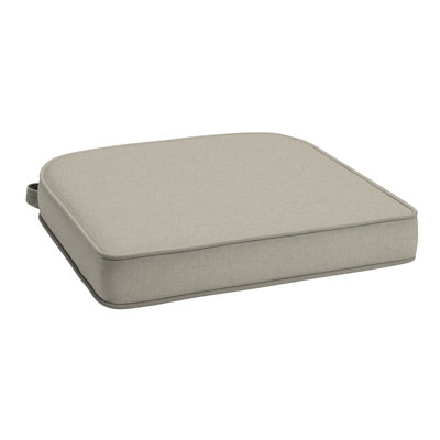 ARDEN Foam Outdoor Double Welted Round Back Seat Cushion, 20 x 19, made with ProFoam