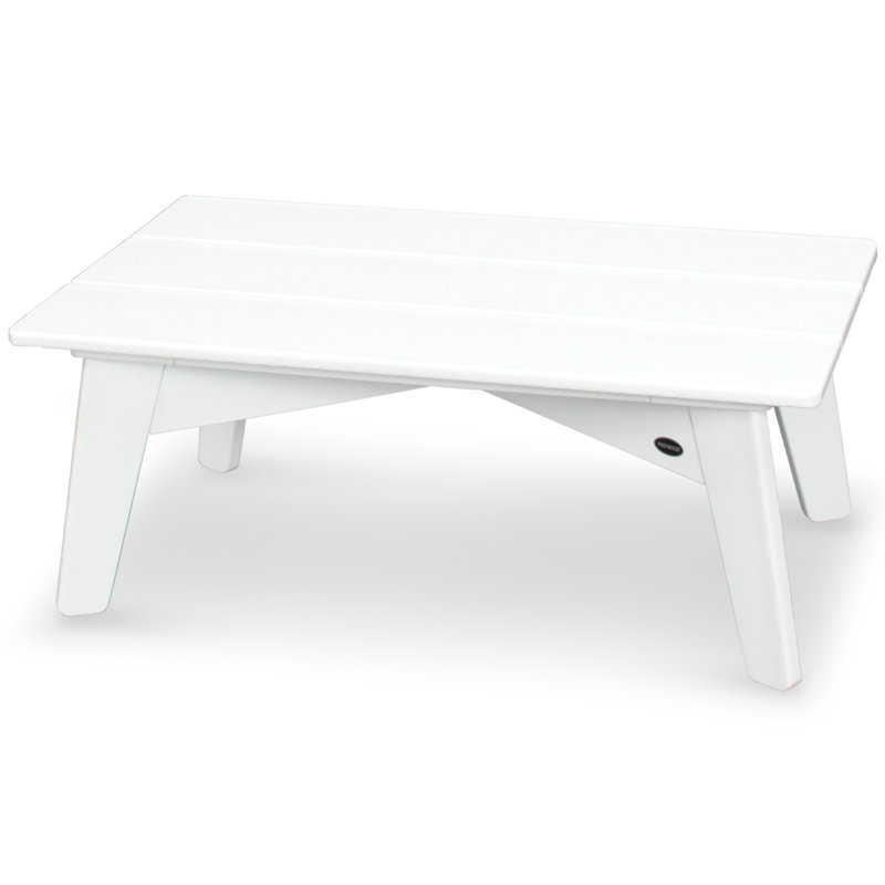 Riviera Modern Coffee Table, White