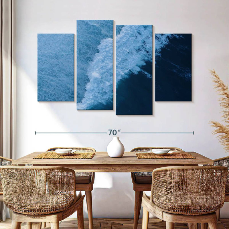 Gillard Nassau éclaboussant les vagues, H 42 po x l 68 po