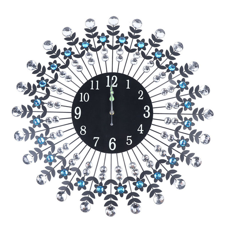 Adalaya Modern 3D Crystal Wall Clock