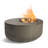 Alerk Oval Polyresin Propane Smokeless Fire Pit