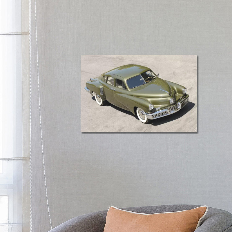 1948 Tucker Sedan by Unknown Artist - Wrapped Canvas Print