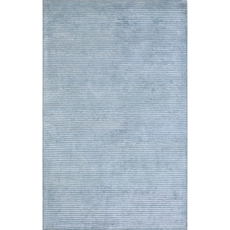 Edgy Hand Tufted Viscose Indoor Rug, Rectangle 7'9" x 9'9"