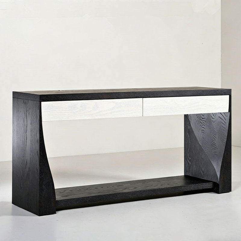 Console Retro, H 31,5 po x l 62,99 po x P 15,75 po