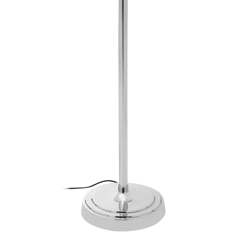 Torrington 130cm Silver Traditional Floor Lamp