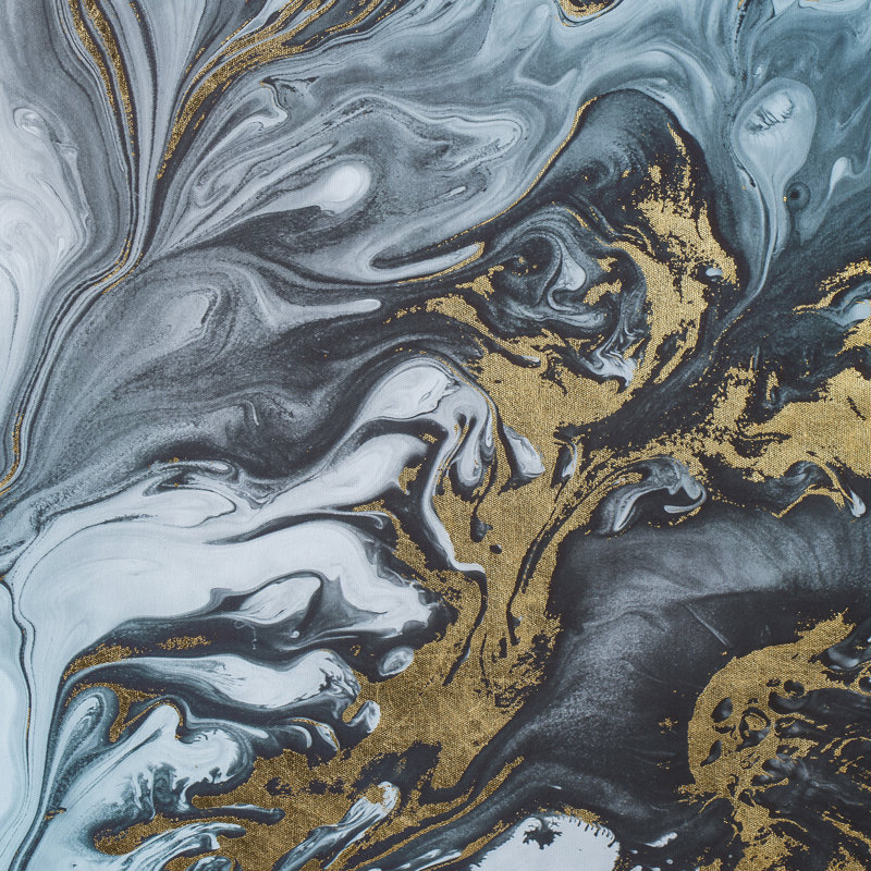 Emerald Marbling Print
