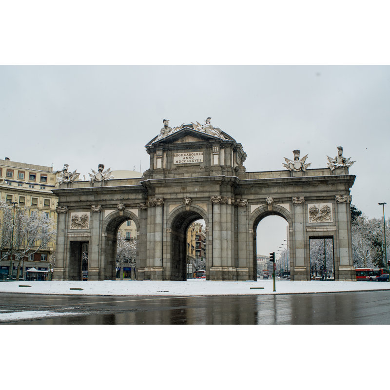 Madrid Snowy 1 Piece Wrapped Canvas Wall Art, 20cm H x 30cm W