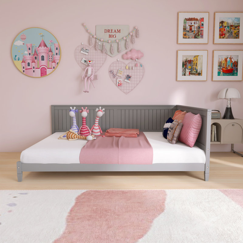 Floyed Platforms Daybed by Red Barrel Studio®, White, Full