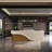 102.36" Bar Counter Front Desk with Wine Storage, Lockable Drawers, and Dual Function-110332386